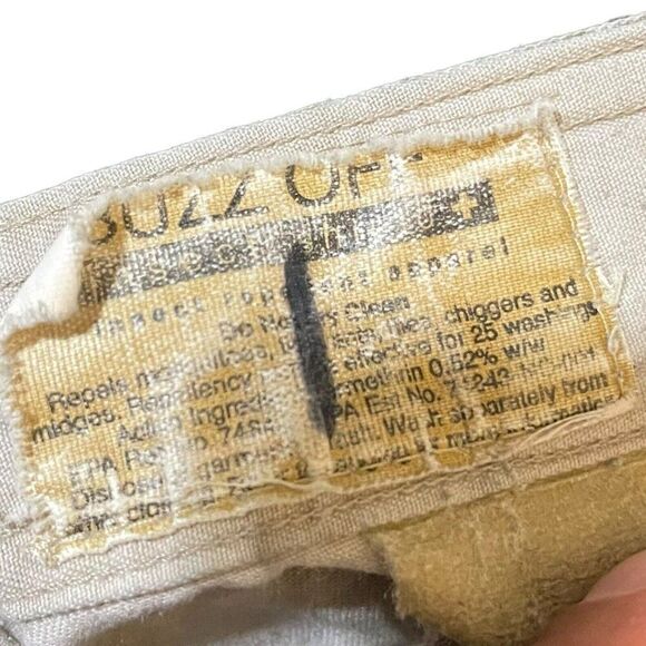 Buzz Off USMC Slacks Pants Men's Small Camo Pockets Button Fly Military Utility - Picture 8 of 9